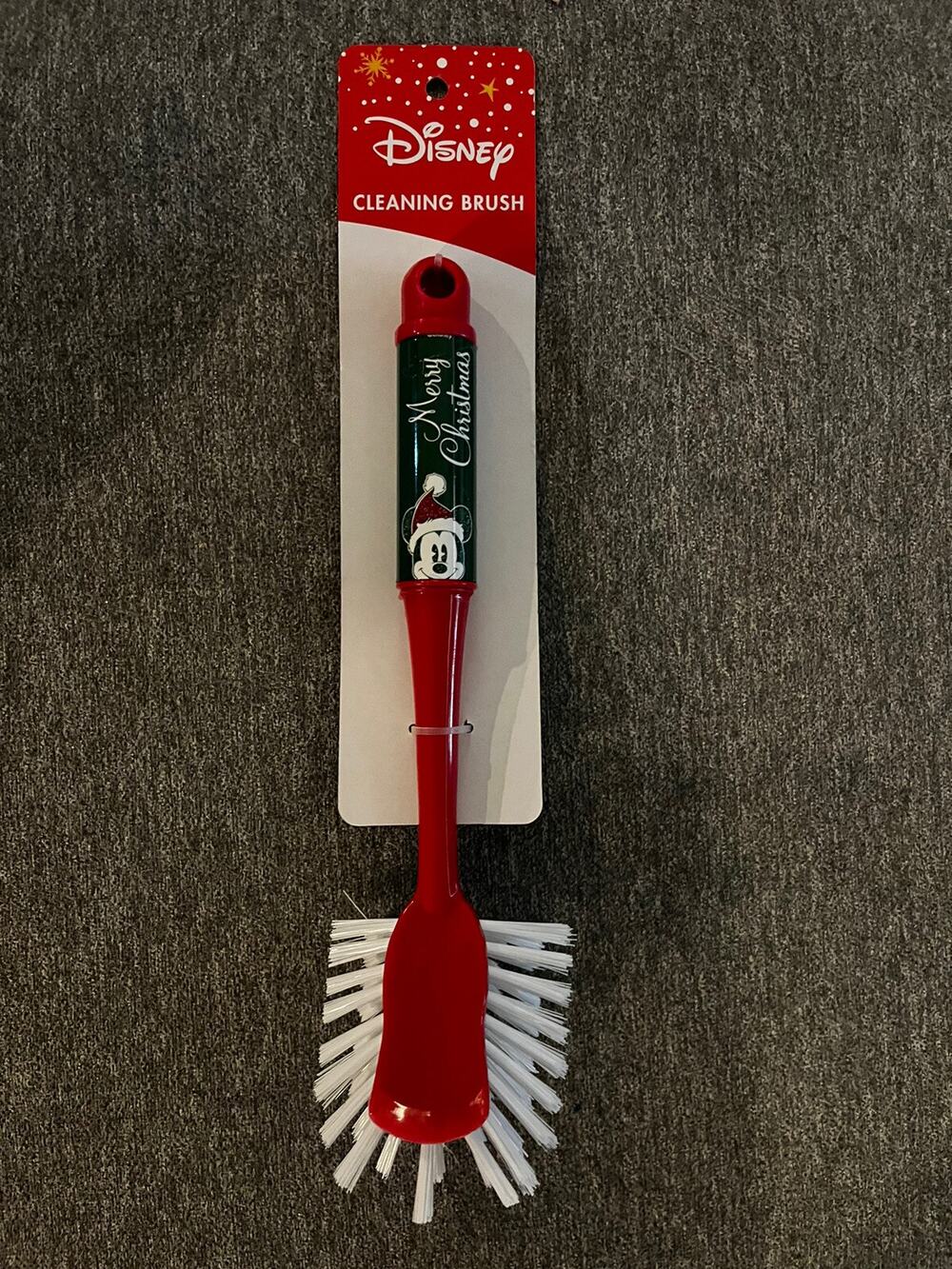 New Disney Mickey Mouse Kitchen Christmas scrub/ Cleaning dish brush